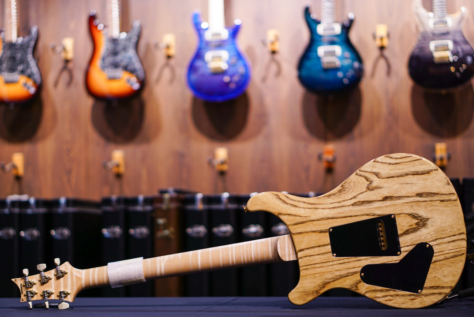 PRS Custom 24 wood library Blue Fade 0395506