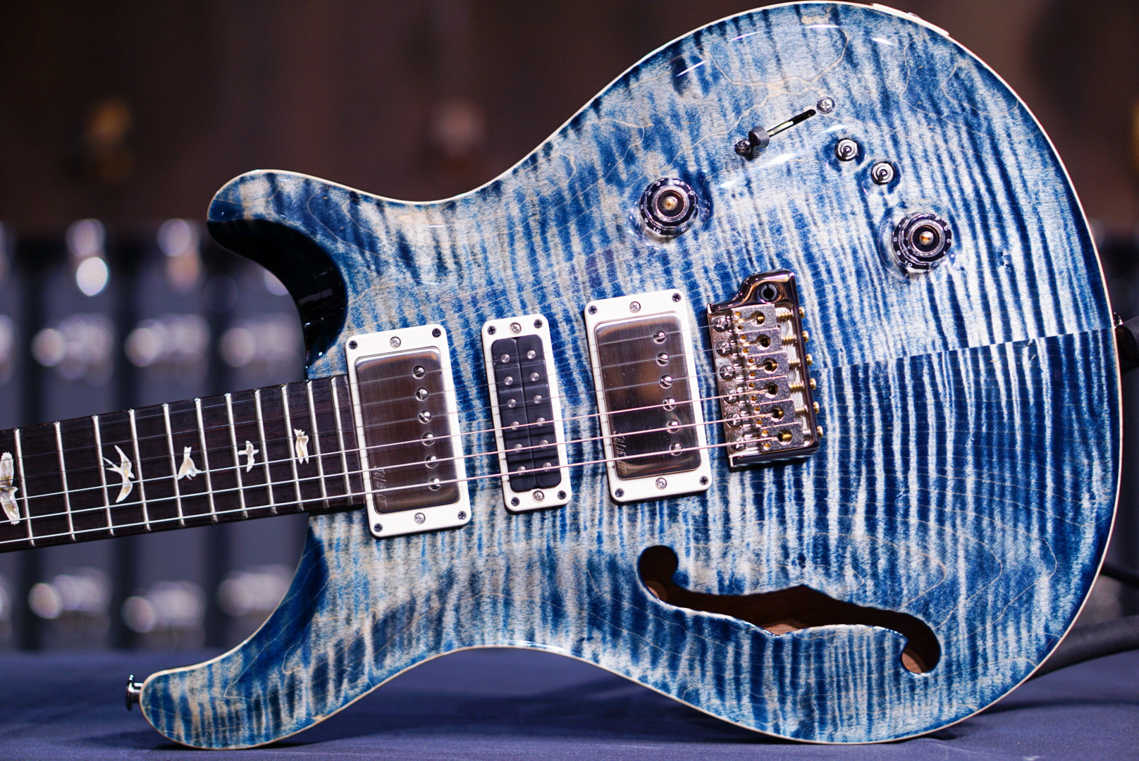 PRS Special semi hollow Faded Whale Blue 0378293
