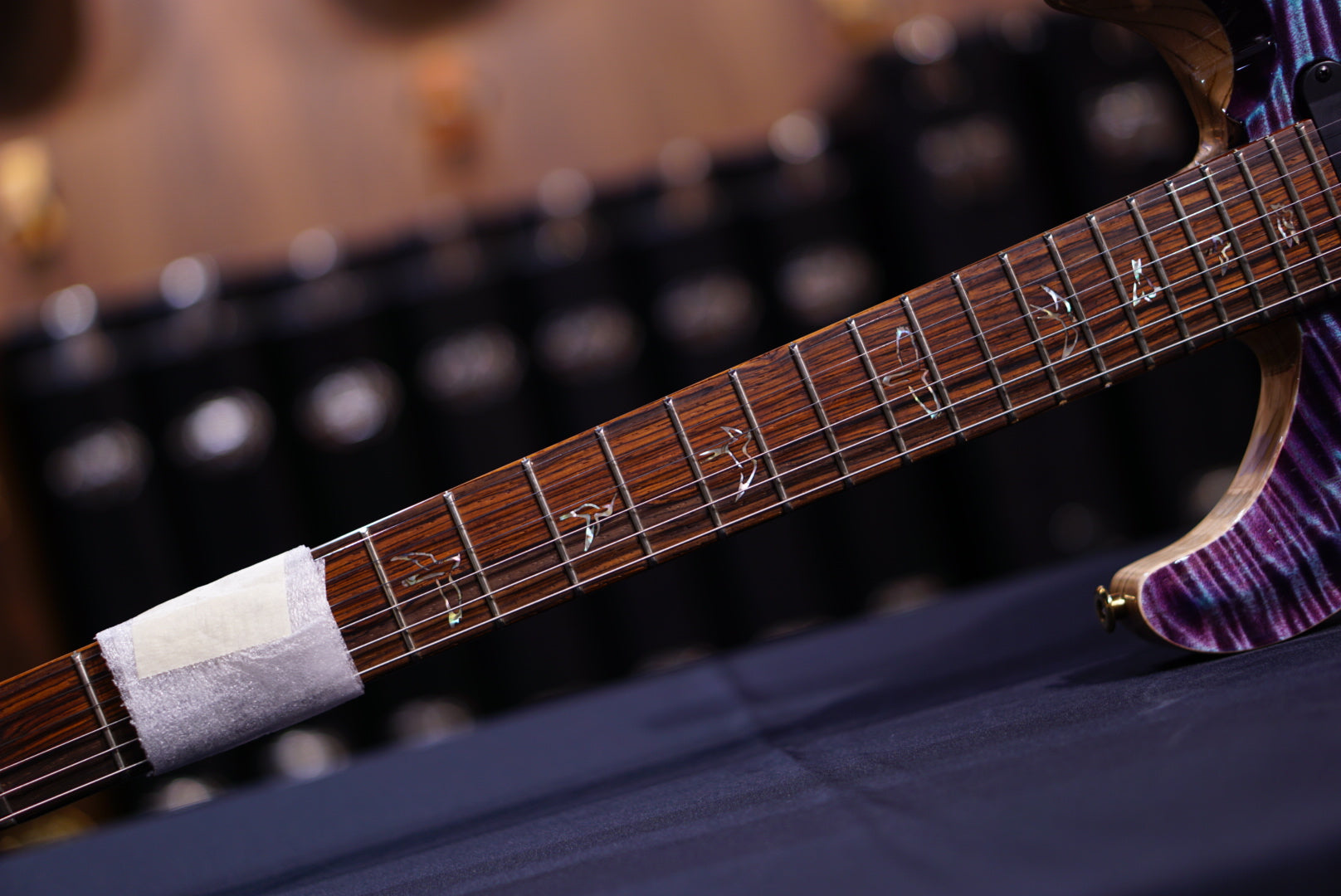 PRS 509 wood library w flame neck Violet 10 Top 0400001