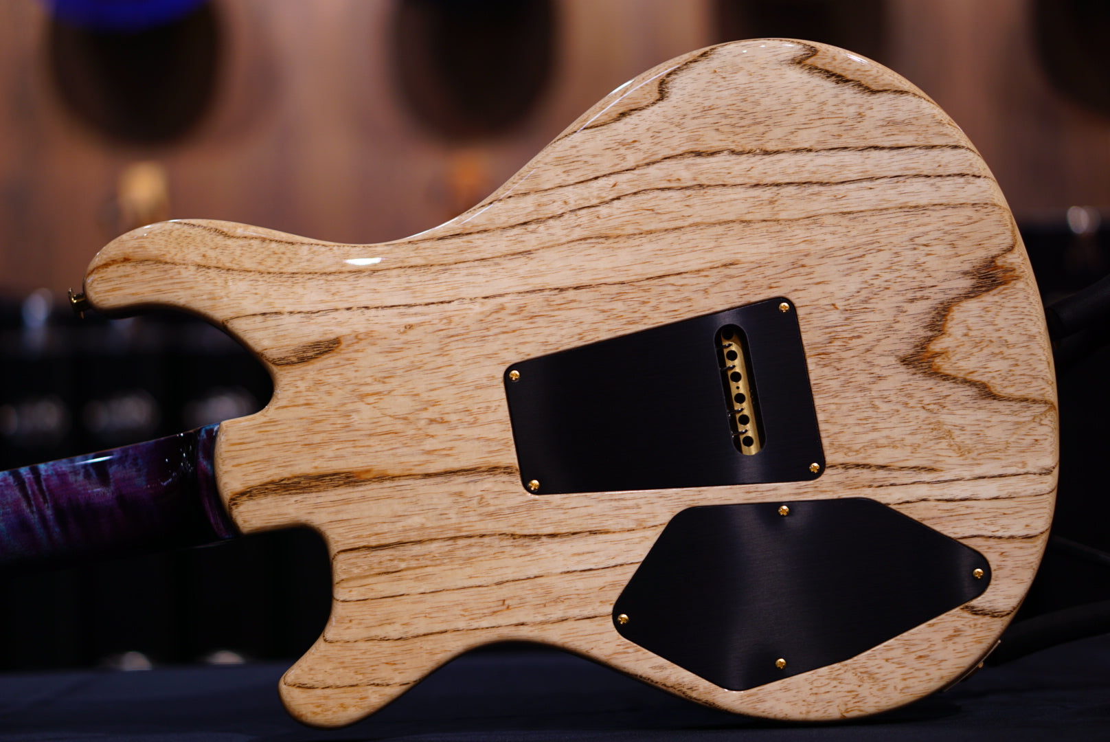 PRS 509 wood library w flame neck Violet 10 Top 0400001