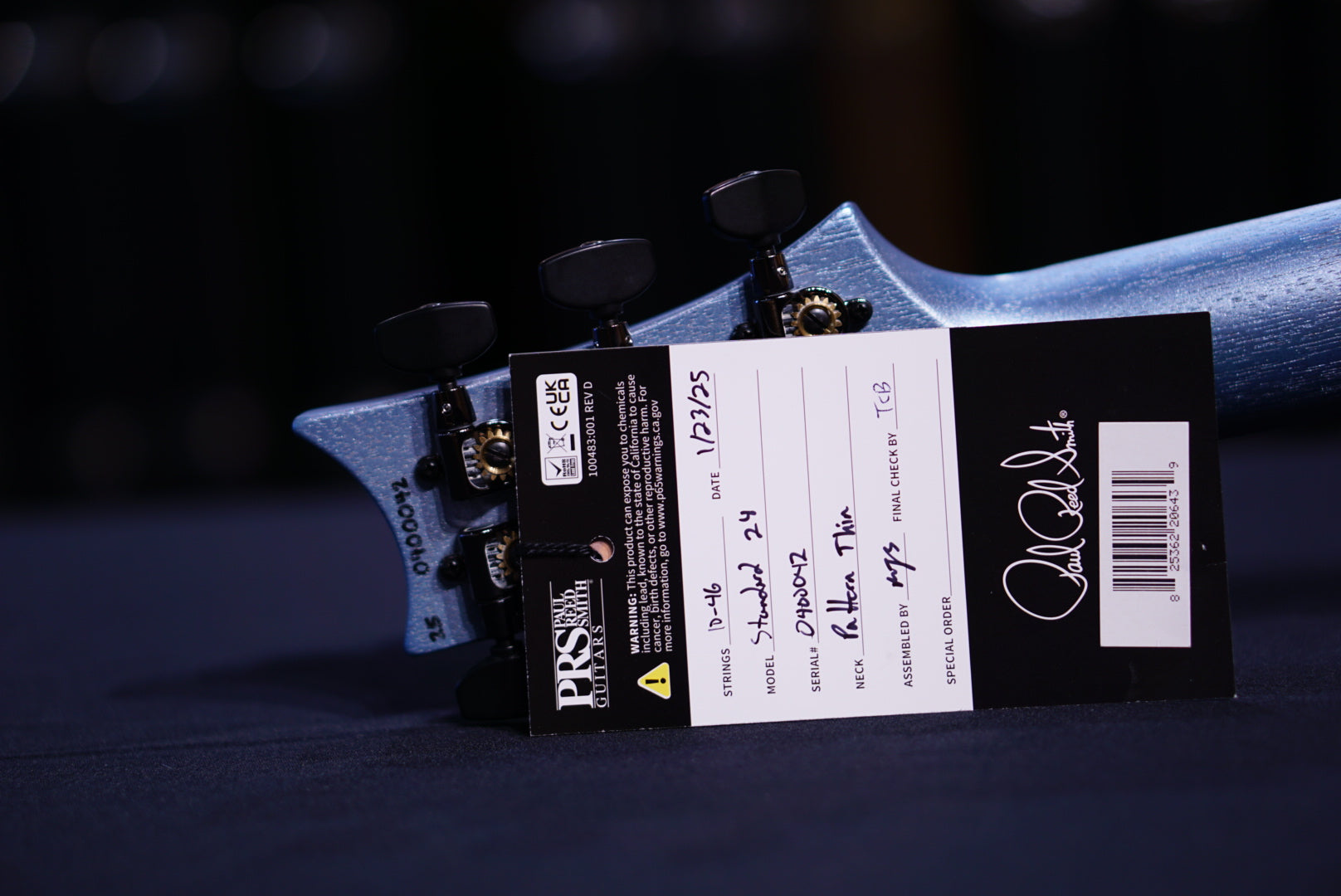 PRS Core Standard 24 Satin Frost Blue Metallic 0400042