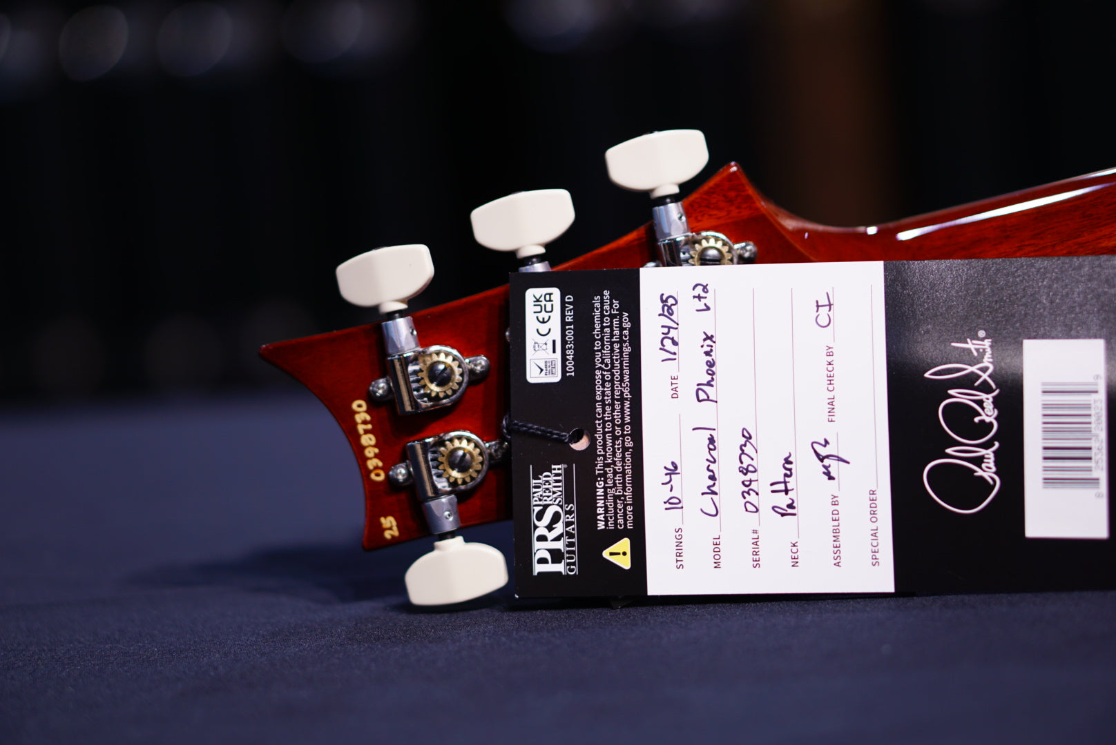 PRS Charcoal Phoenix Limited Edition 0398730