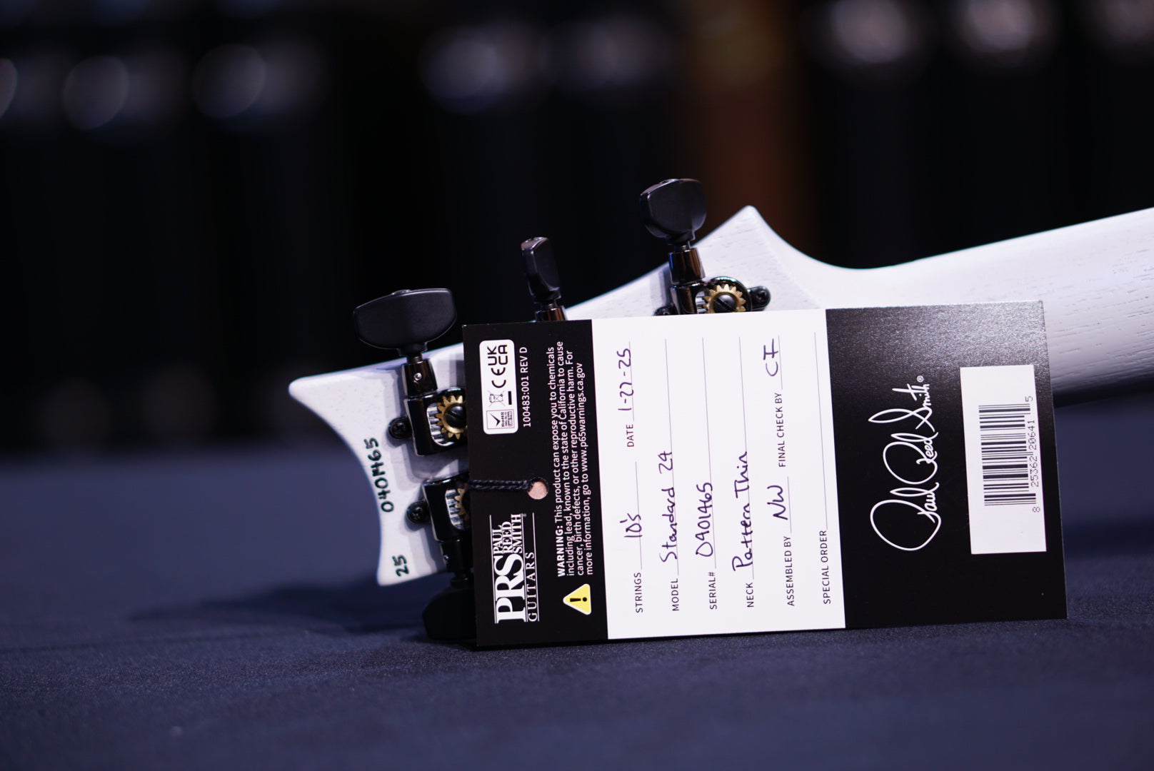 PRS Core Standard 24 Satin Pearl White 0401465