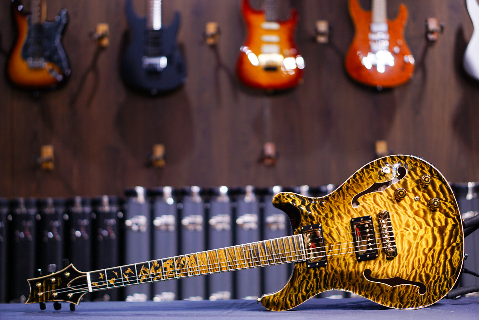 PRS Private Stock Hollowbody II Sandstorm Glow Birds of a Feather