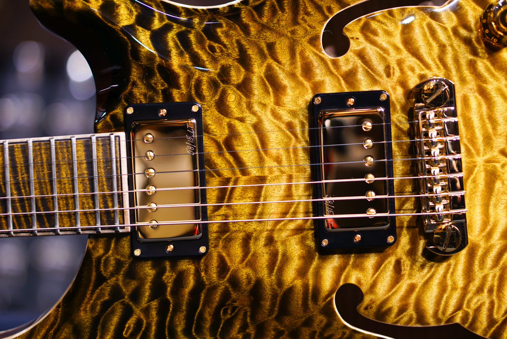 PRS Private Stock Hollowbody II Sandstorm Glow Birds of a Feather