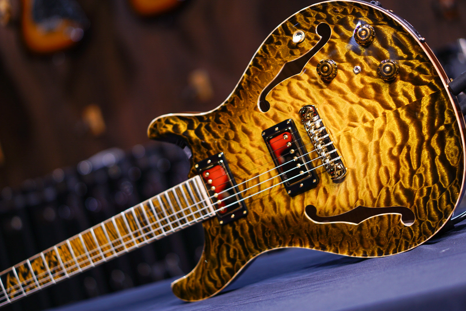 PRS Private Stock Hollowbody II Sandstorm Glow Birds of a Feather