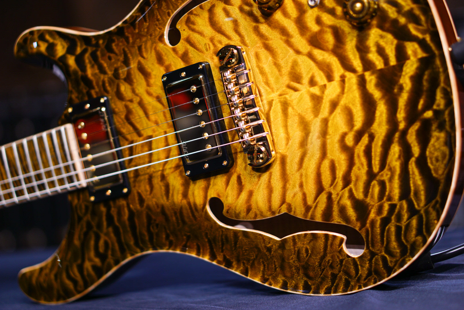 PRS Privatestock Hollowbody II standstorm glow birds of a feather