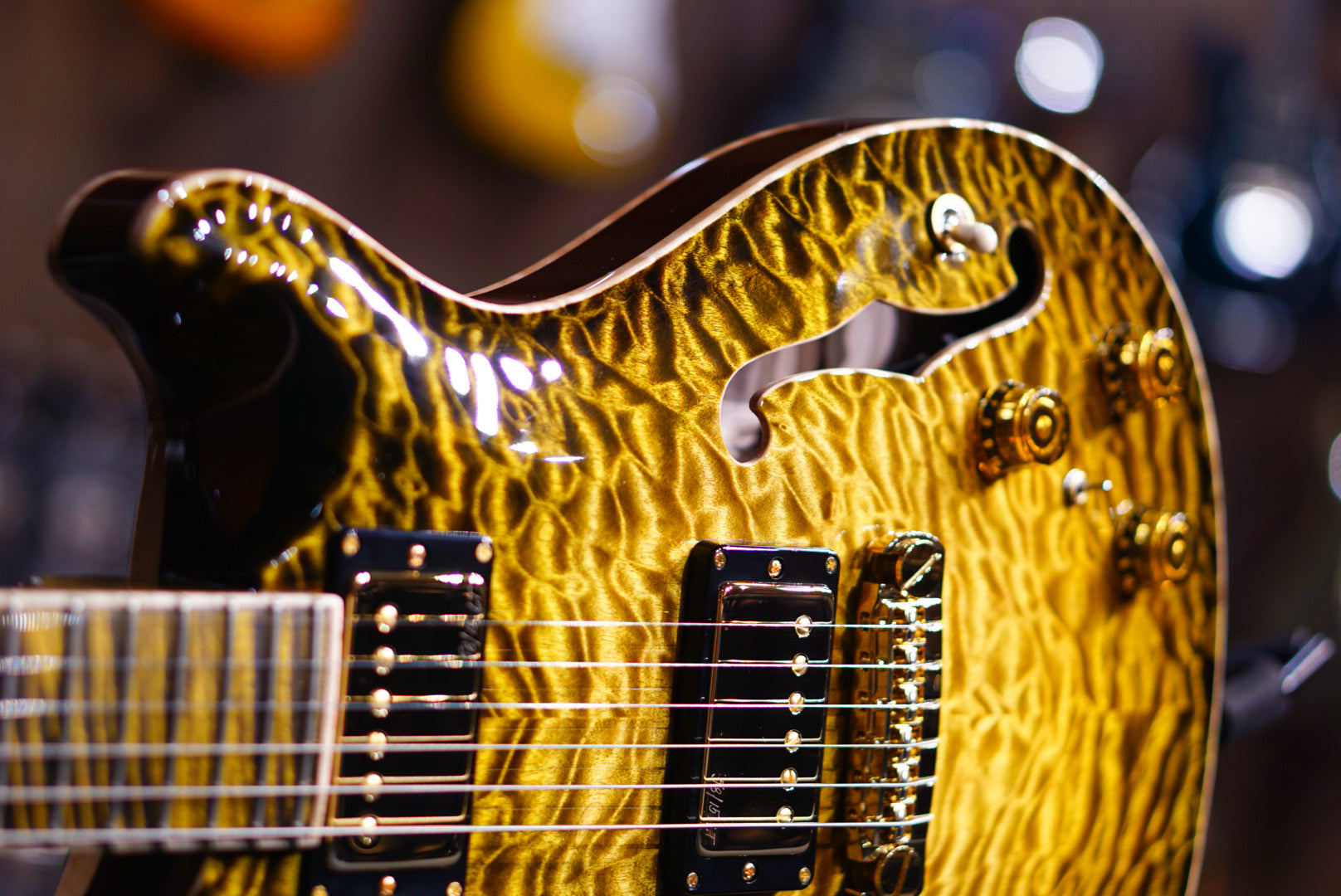 PRS Private Stock Hollowbody II Sandstorm Glow Birds of a Feather