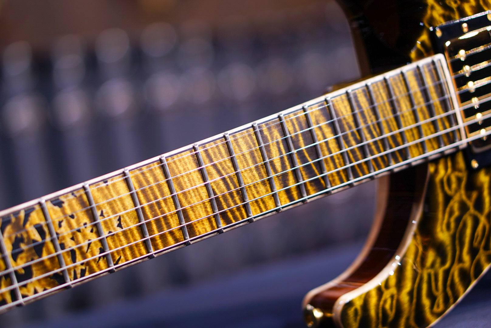 PRS Private Stock Hollowbody II Sandstorm Glow Birds of a Feather