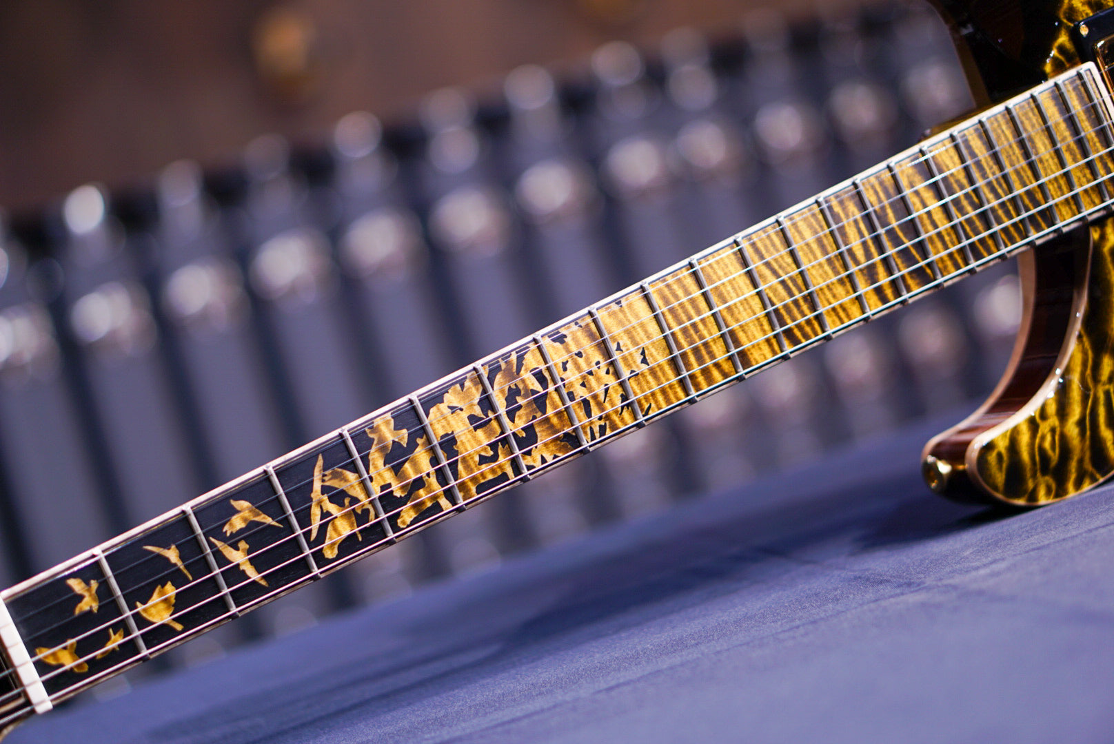 PRS Private Stock Hollowbody II Sandstorm Glow Birds of a Feather