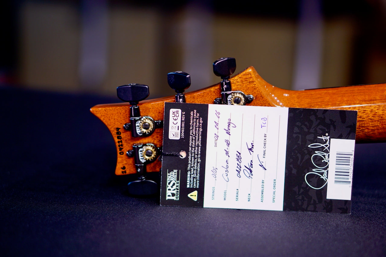 PRS Custom 24-08 Mango Top Fire Red / Gray Black Fade Ltd Ed 0422884