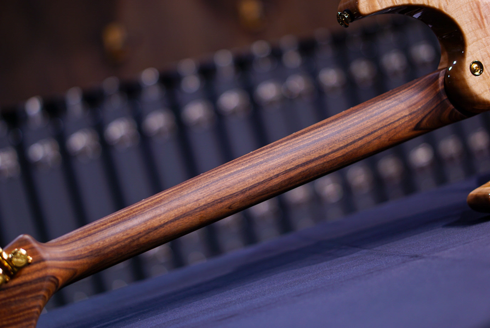 Suhr modern custom one piece flame body purple gradient 64736