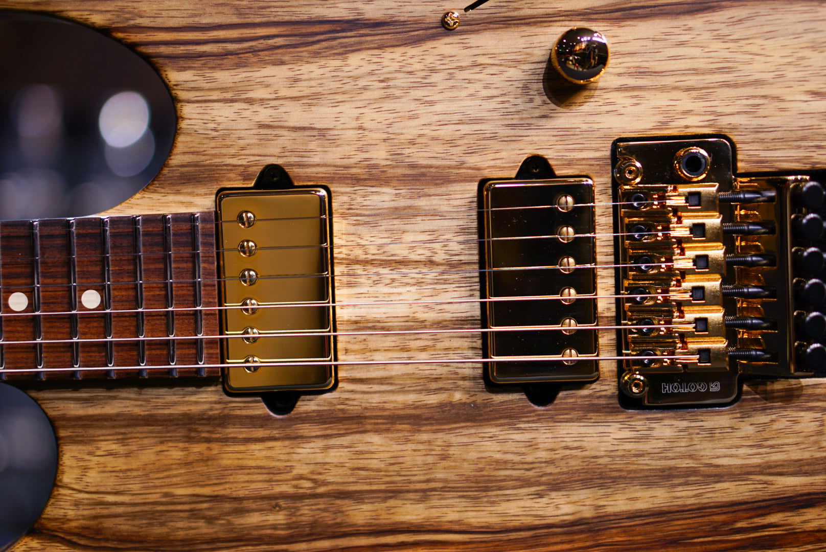 Suhr custom modern set neck black limba 61663 gold package