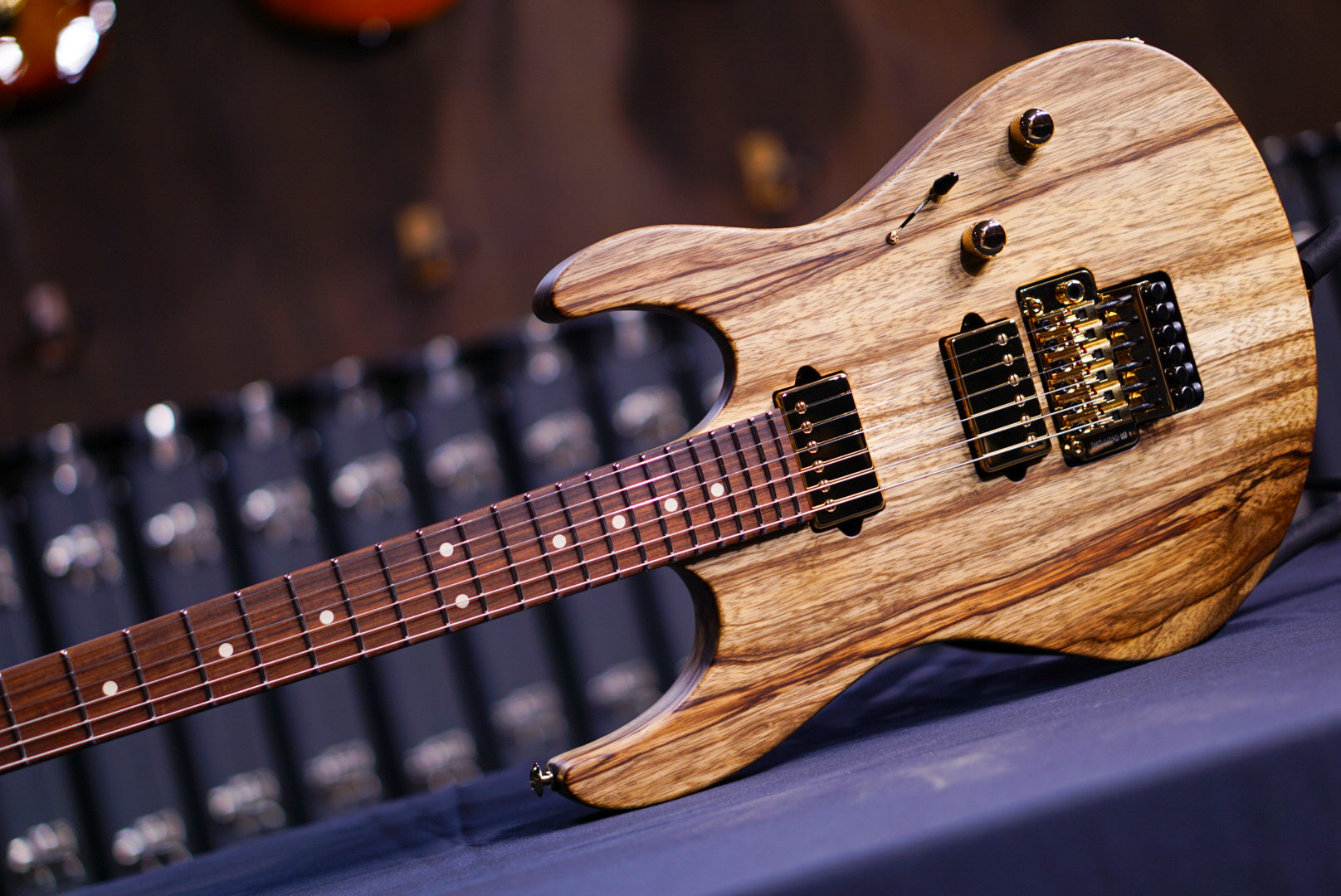 Suhr custom modern set neck black limba 61663 gold package