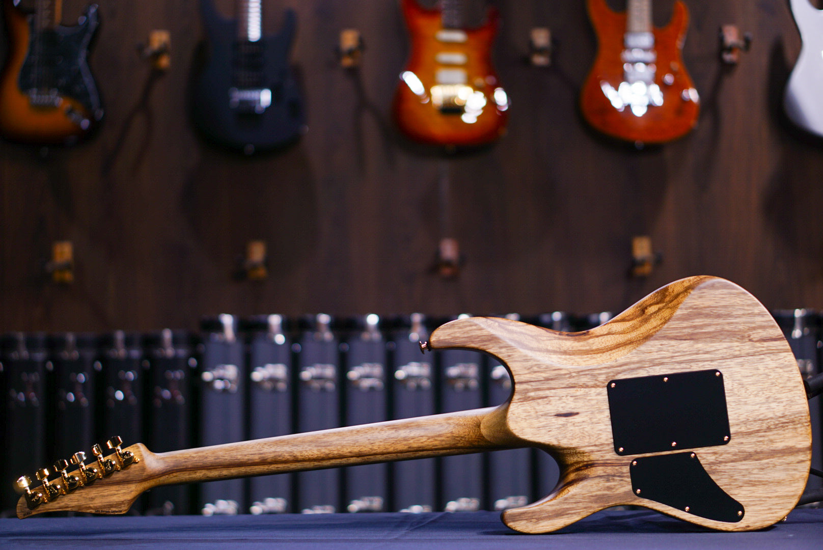 Suhr custom modern set neck black limba 61663 gold package