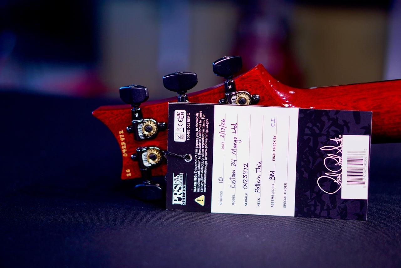 PRS Custom 24 Mango Top Blood Orange Ltd Ed 0423972