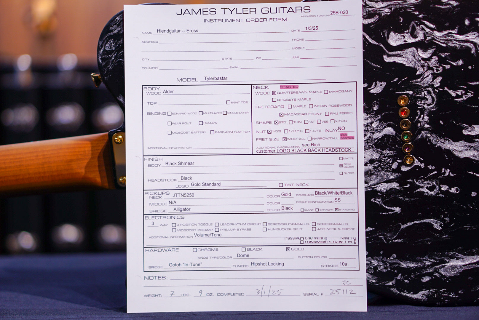 Reserved James Tyler tylerbastar Eross Candra spec 25112 +