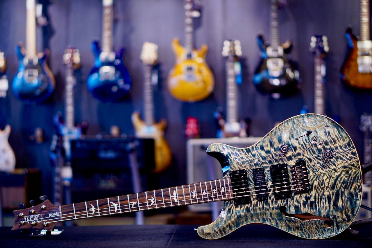 PRS Special Semi-hollow Mango Top Faded Whale Blue Ltd Ed 0422721
