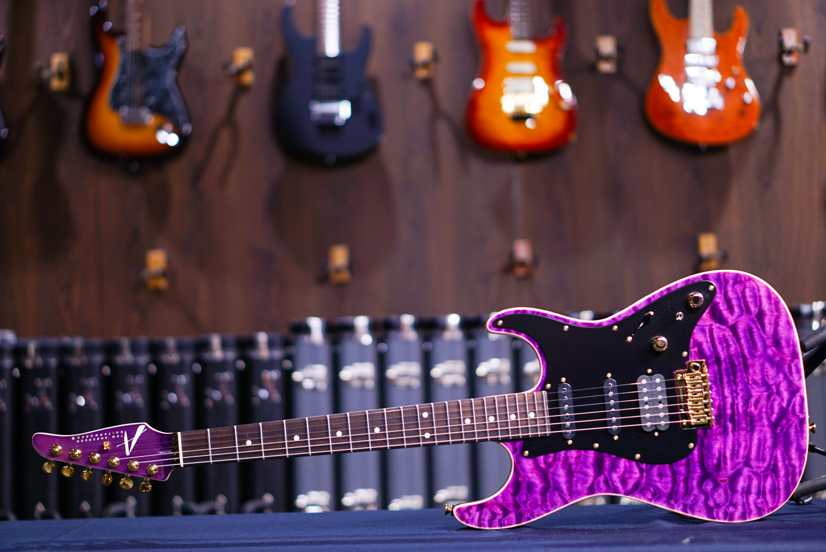 Tom Anderson drop top classic transparent purple 02-14-24N