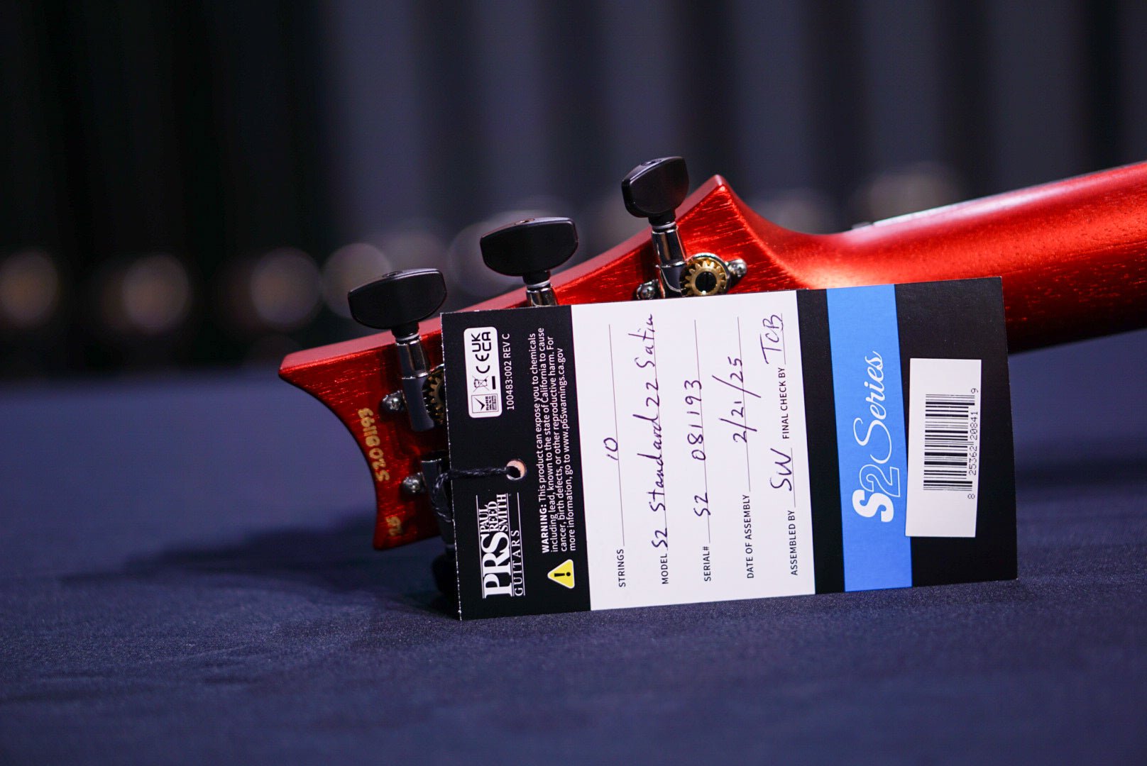 PRS S2 Standard 22 Satin Red Apple Metallic S2081193