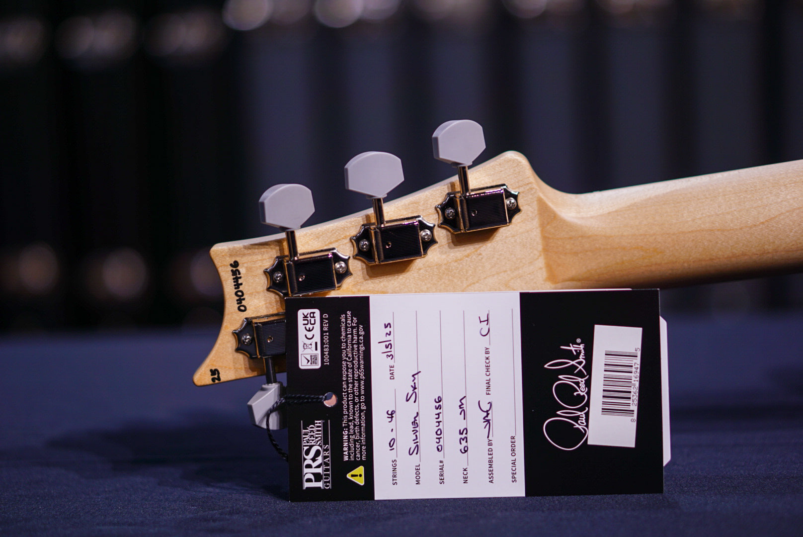 PRS Silver Sky john mayer Faded Black Tee (Satin Nitro) 0404456