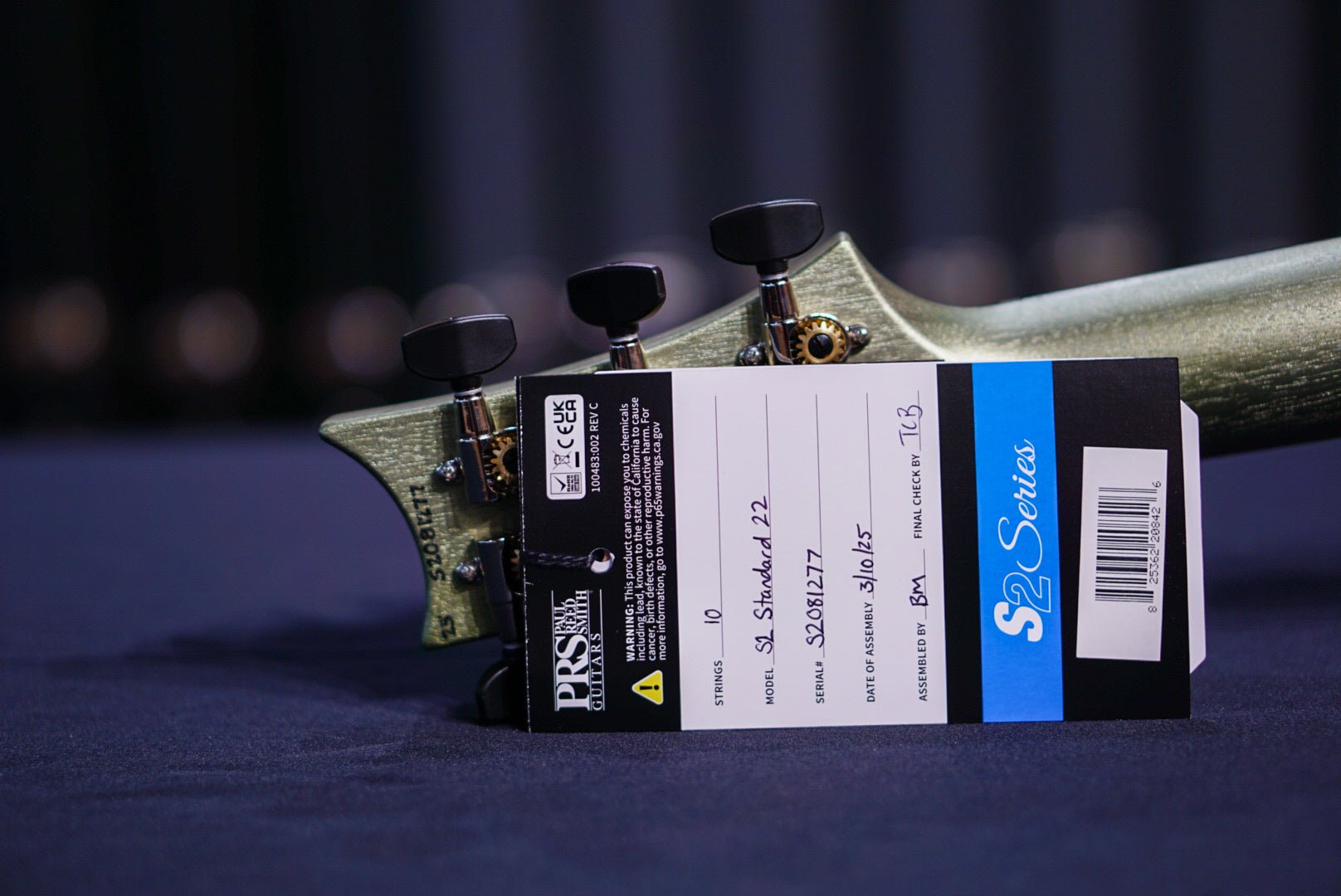 PRS S2 Standard 22 Satin Mavis Mint Metallic S2081277