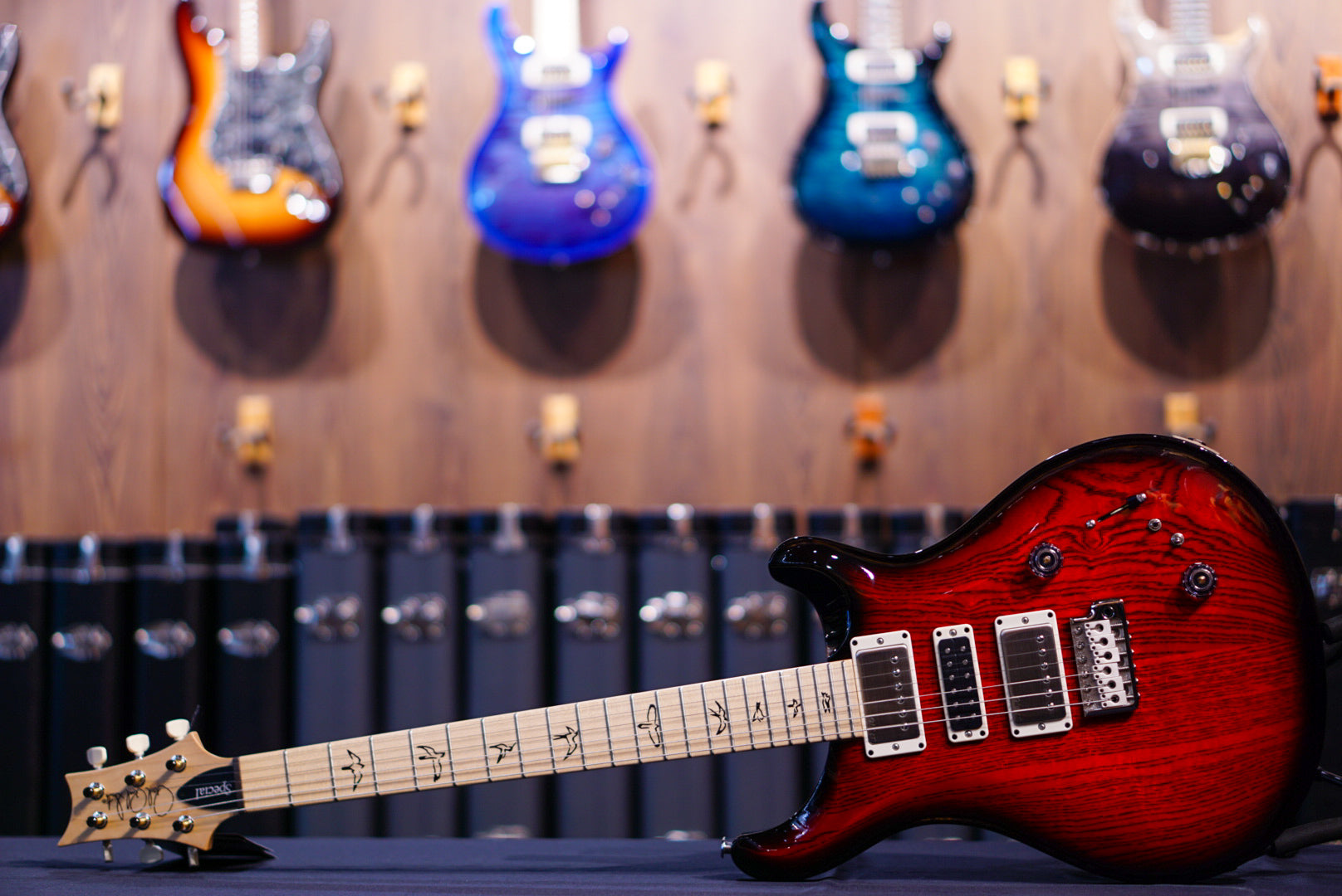 PRS Swamp Ash Special Maple Scarlet Smokeburst 0403614