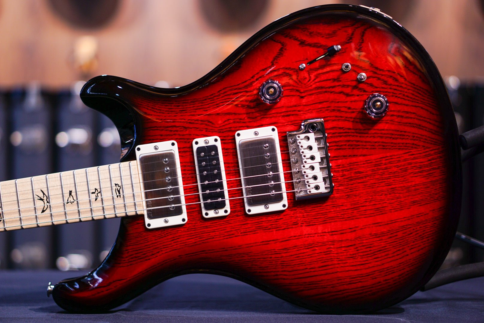 PRS Swamp Ash Special Maple Scarlet Smokeburst 0403614
