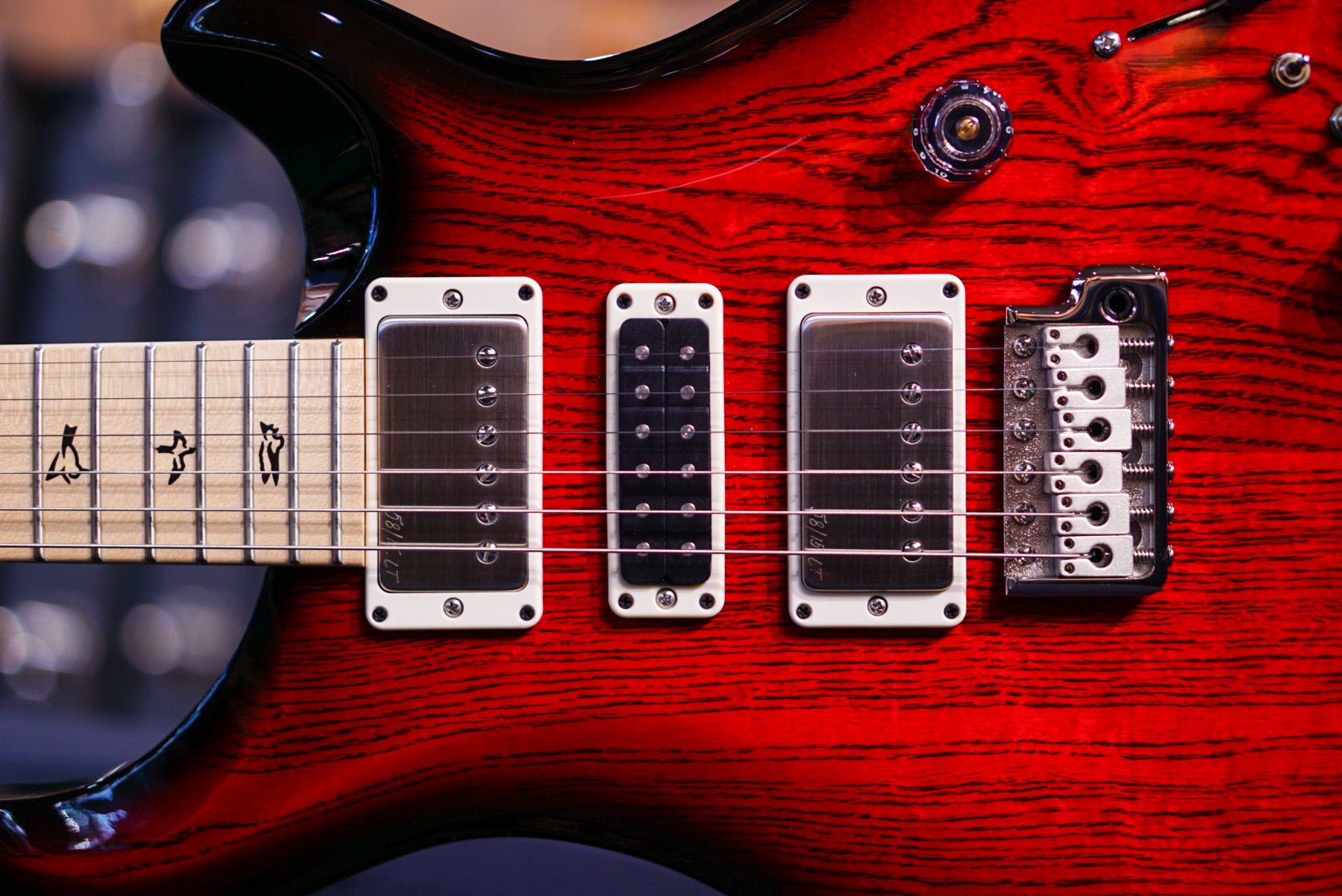 PRS Swamp Ash Special Maple Scarlet Smokeburst 0403614