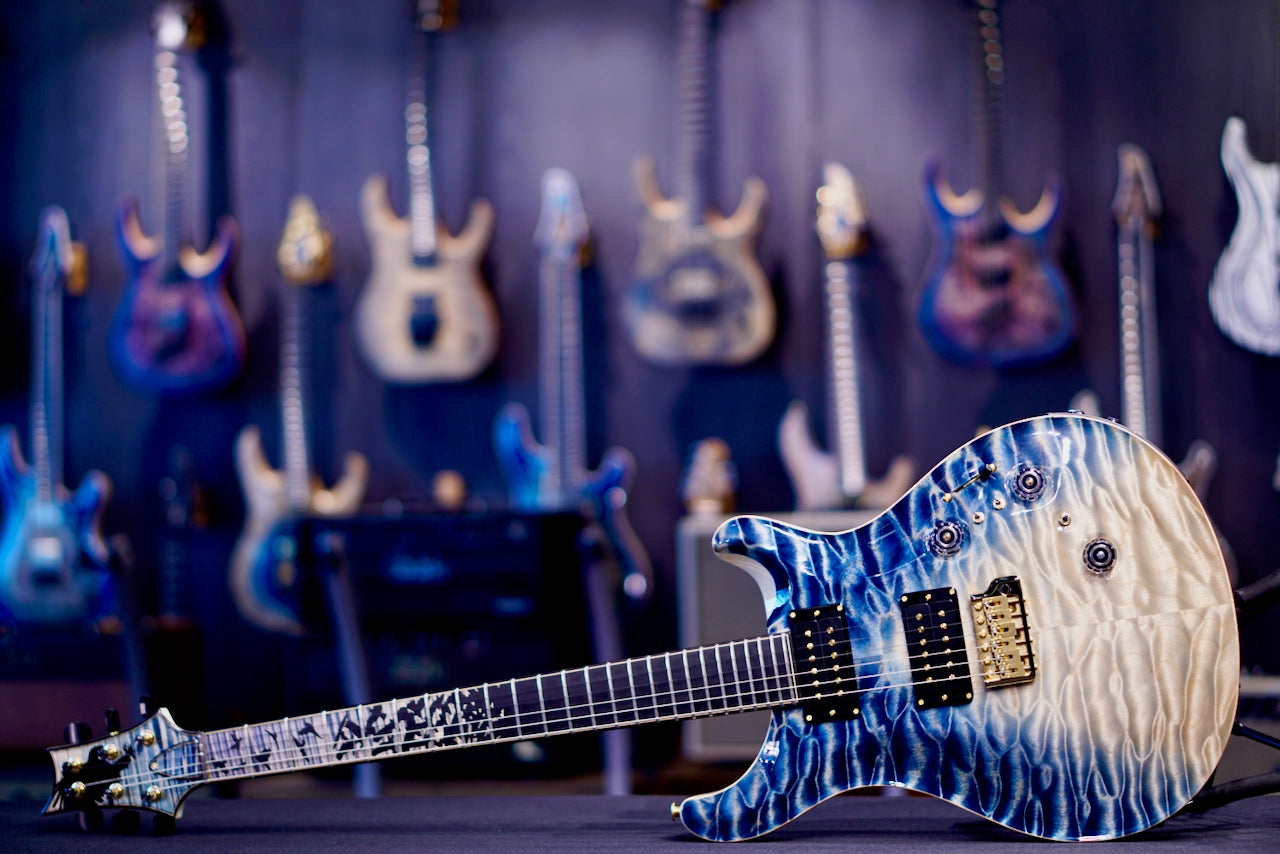 PRS Private Stock Custom 24 Piezo Indigo Dragon's Breathe 424910 PS #1281