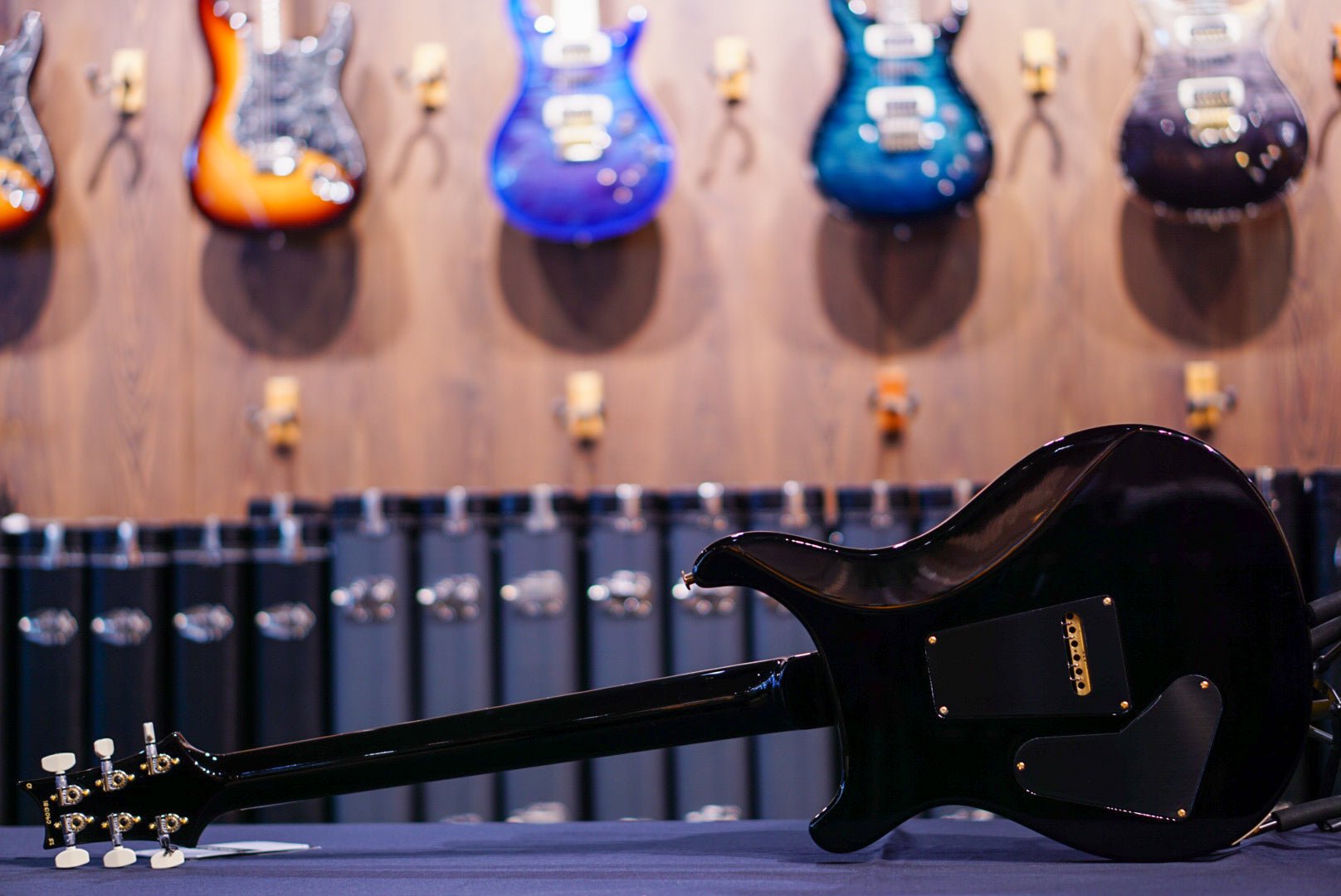 PRS 40th Anniversary Custom 24-08 Semi-Hollow Limited Edition Faded Whale Blue Smokeburst 0401381