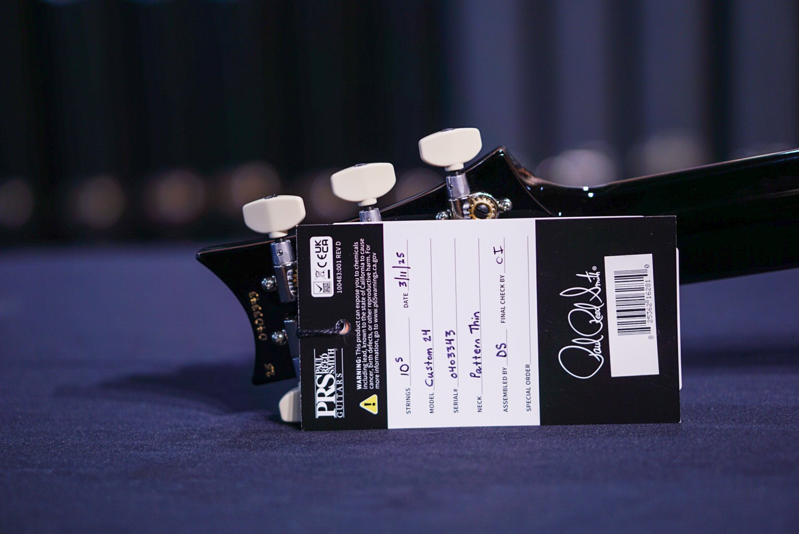 PRS Custom 24 Fire Smokeburst 0403343