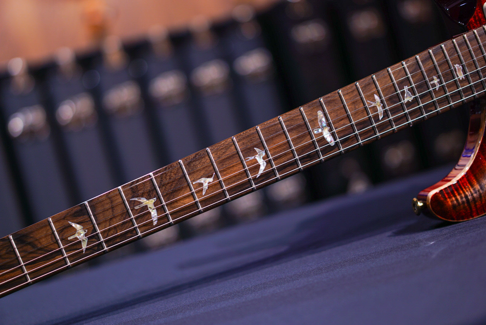 PRS 40th Anniversary Custom 24-08 Semi-Hollow Limited Edition Charcoal Cherry Burst 0399263