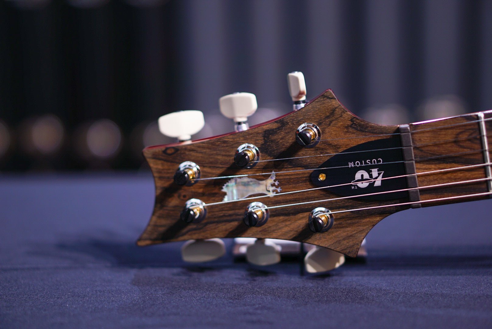 PRS 40th Anniversary Custom 24-08 Semi-Hollow Limited Edition Charcoal Cherry Burst 0399263