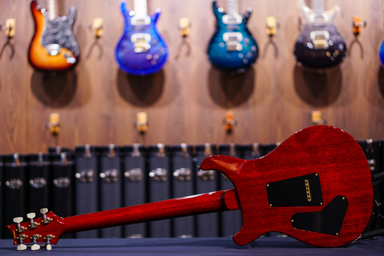 PRS 40th Anniversary Custom 24-08 Semi-Hollow Limited Edition Charcoal Cherry Burst 0399263