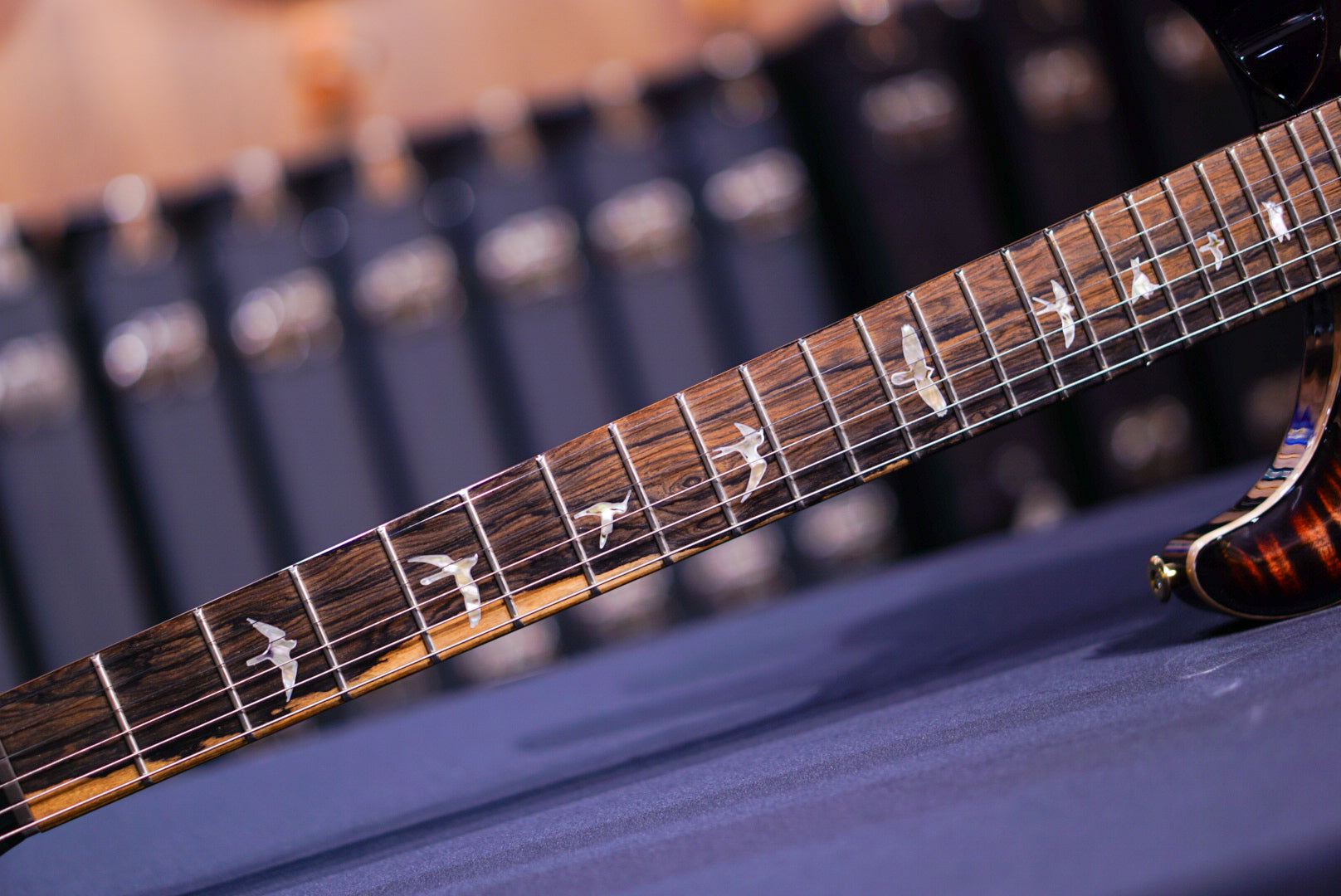 PRS 40th Anniversary Custom 24-08 Semi-Hollow Limited Edition Charcoal Tri-Color Burst 0400915