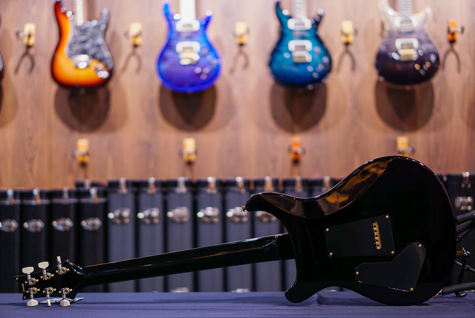 PRS 40th Anniversary Custom 24-08 Semi-Hollow Limited Edition Charcoal Tri-Color Burst 0400915