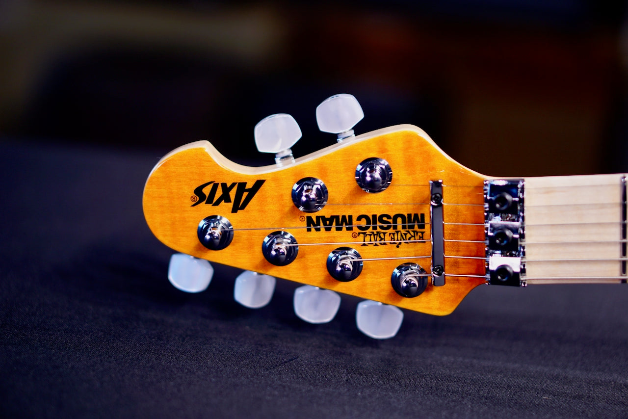 Ernieball Musicman Axis 30th Translucent Gold Quilt H04124