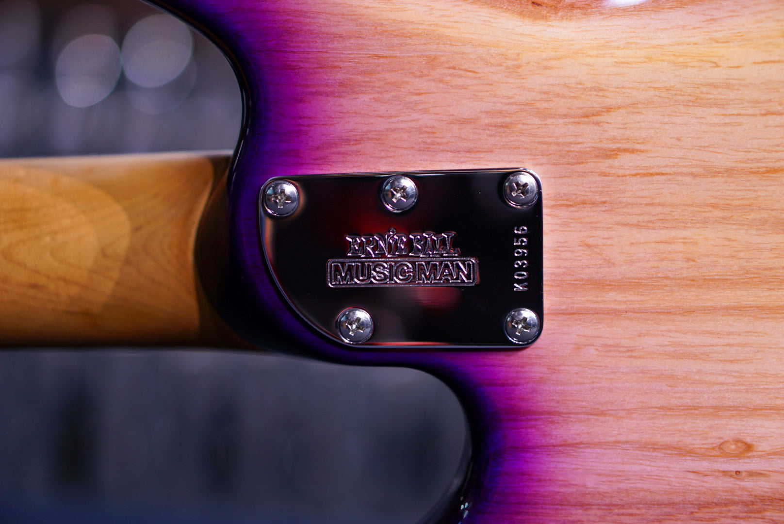 Ernie Ball Music Man StingRay Special 4 HH Purple Sunset K03956