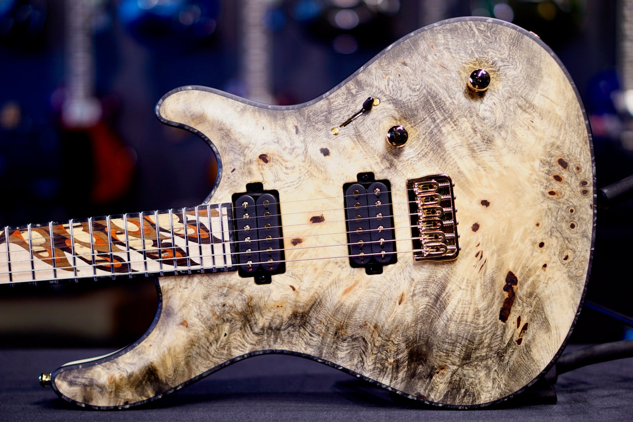 Mayones Regius 6 Buckeye Burl Birds of paradise RF2607313