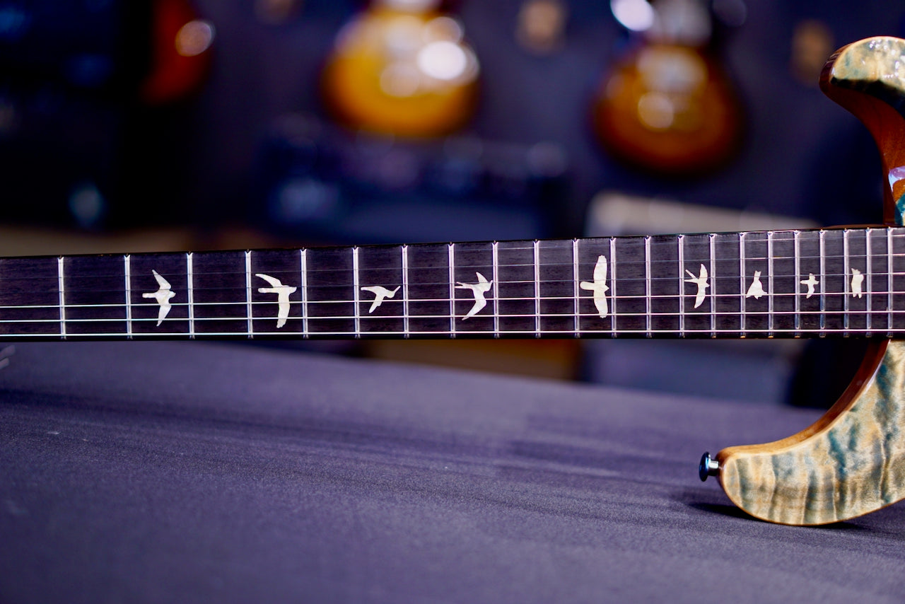 PRS Custom 24 Exclusive Artist Top Quilt Faded Indigo 0427627
