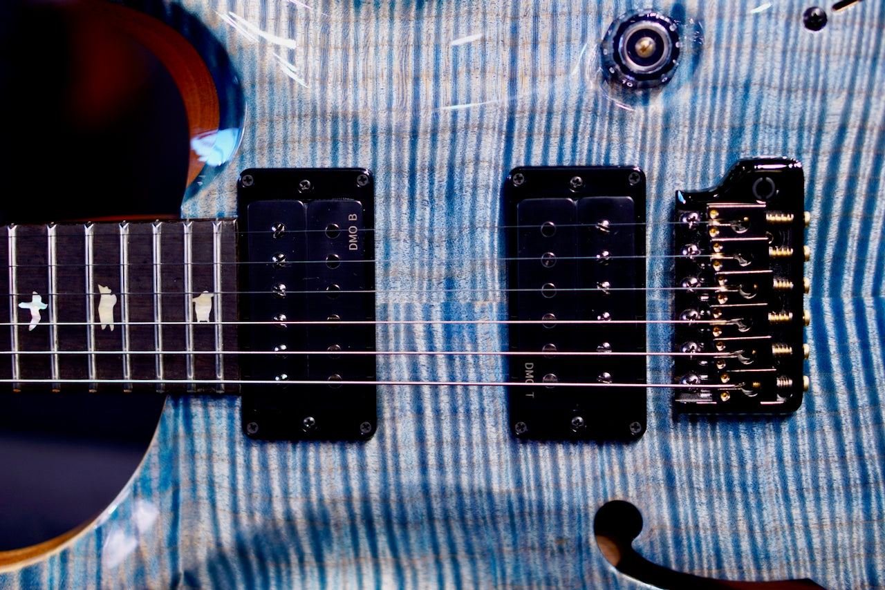 PRS Custom 24 Semi-Hollow Exclusive Artist Top Faded Indigo 0427487