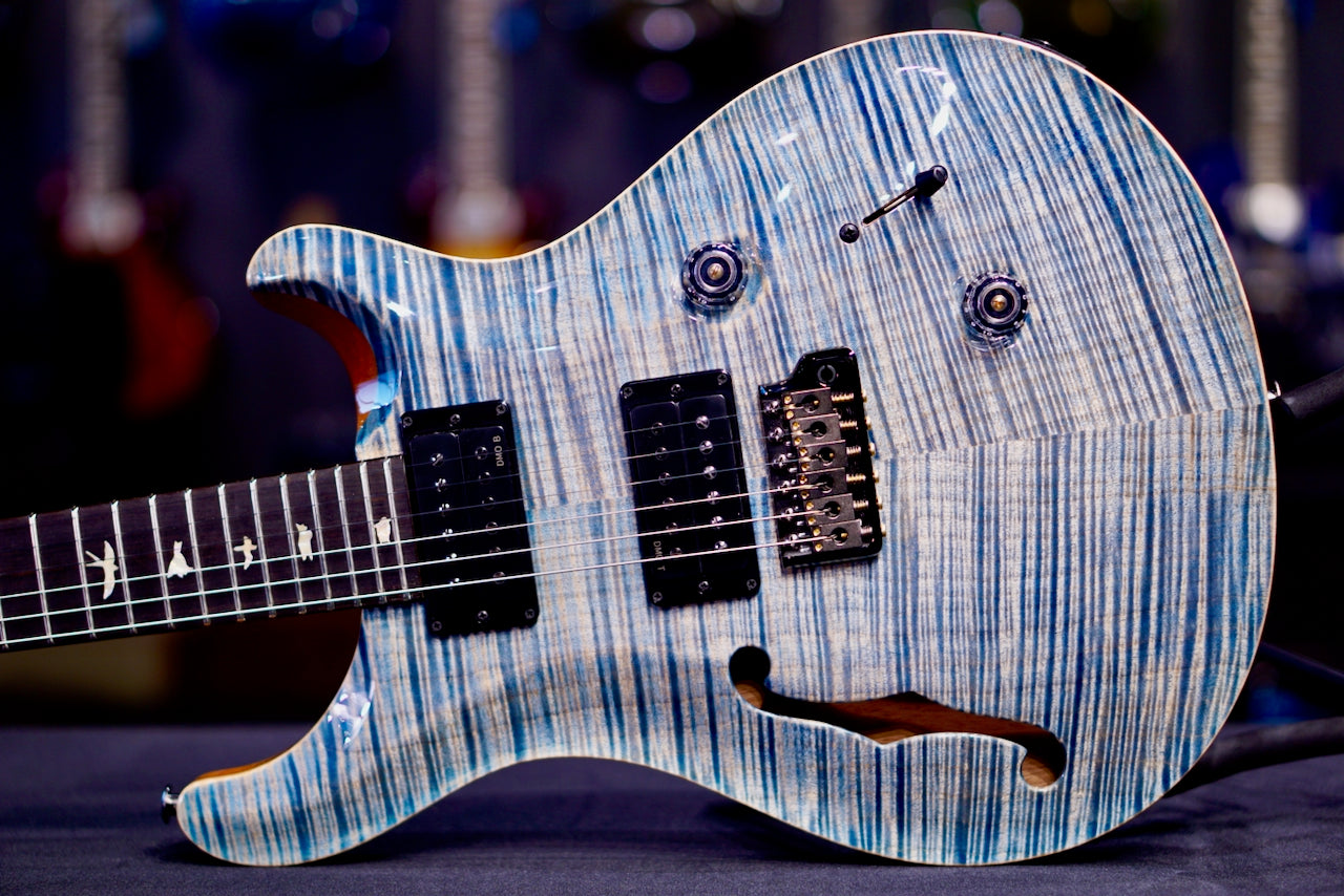 PRS Custom 24 Semi-Hollow Exclusive Artist Top Faded Indigo 0427490