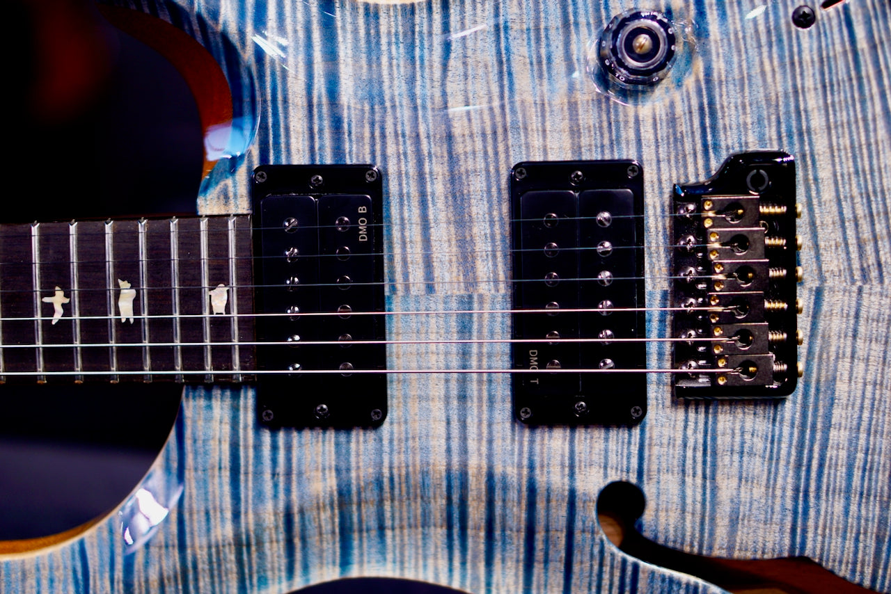 PRS Custom 24 Semi-Hollow Exclusive Artist Top Faded Indigo 0427490