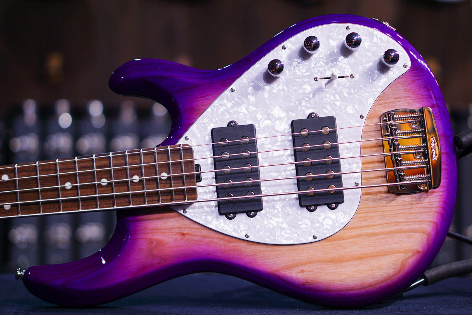 Ernie Ball Music Man StingRay Special 5 HH Purple sunset K03961