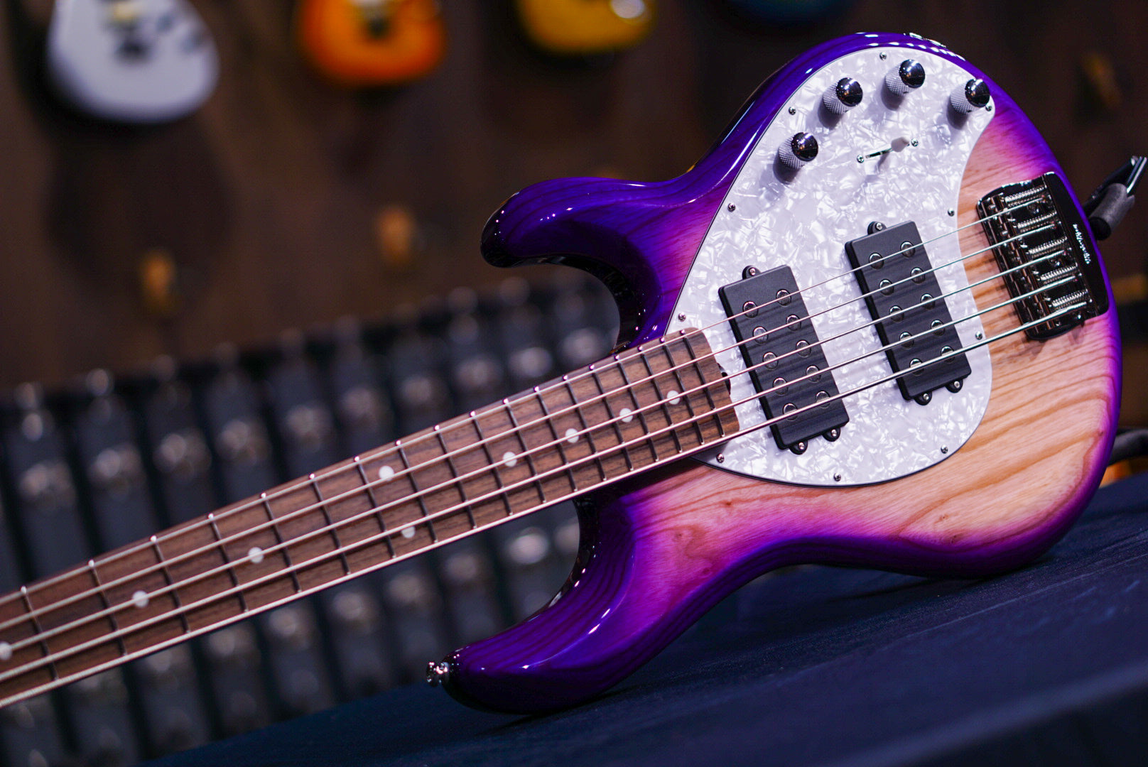 Ernie Ball Music Man StingRay Special 5 HH Purple sunset K03961