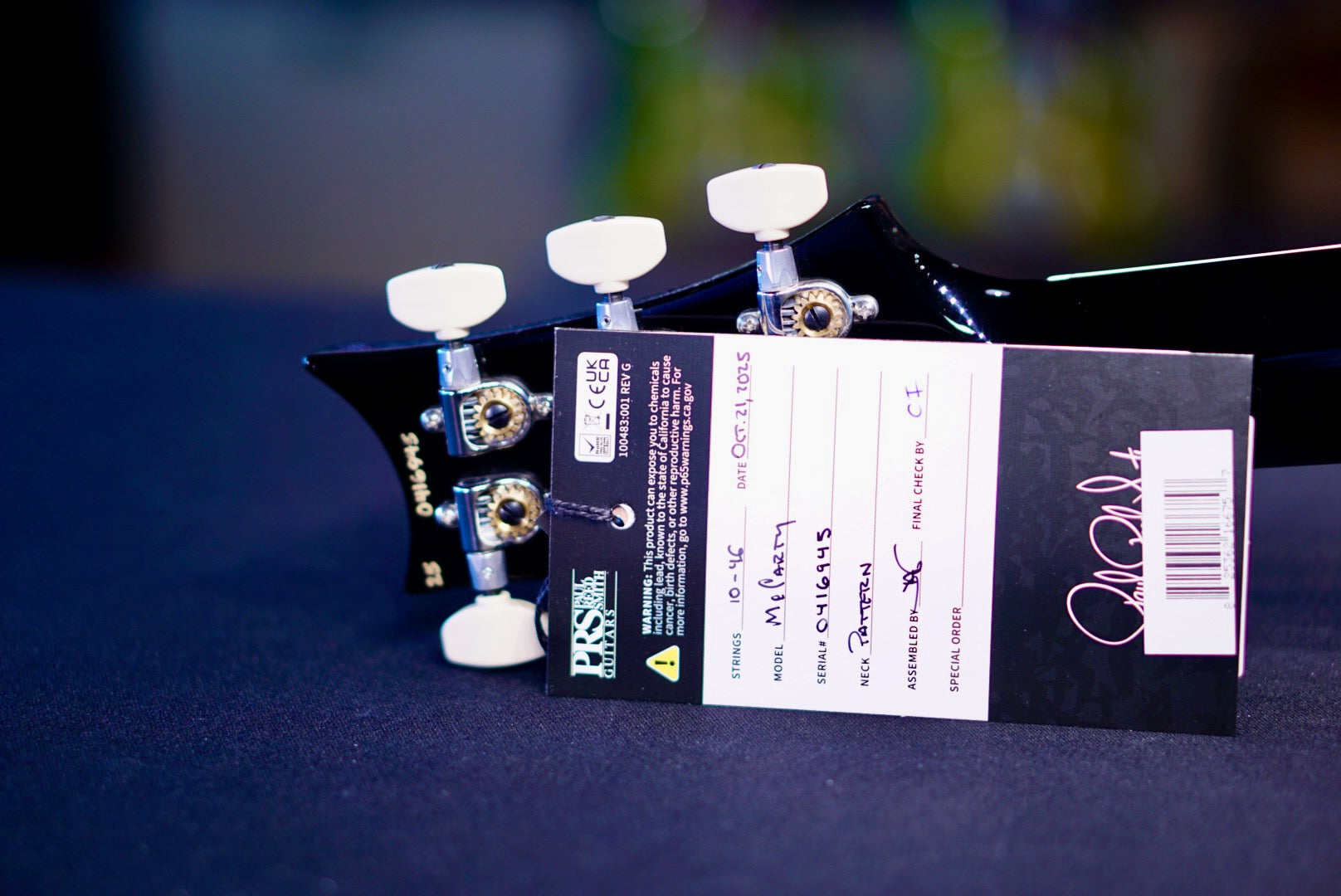 PRS Mccarty Charcoal Burst 0416945