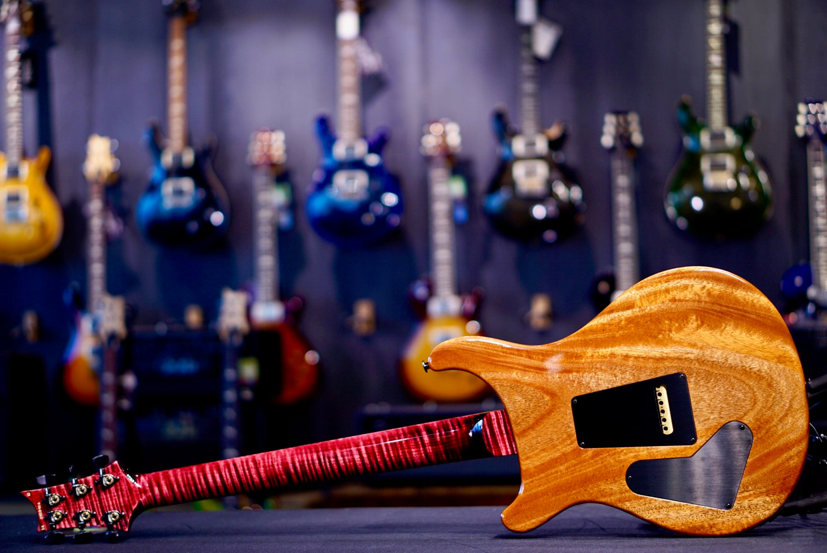 PRS Custom 24-08 Stained Neck Pomegranate { Private Stock Color } 0428926