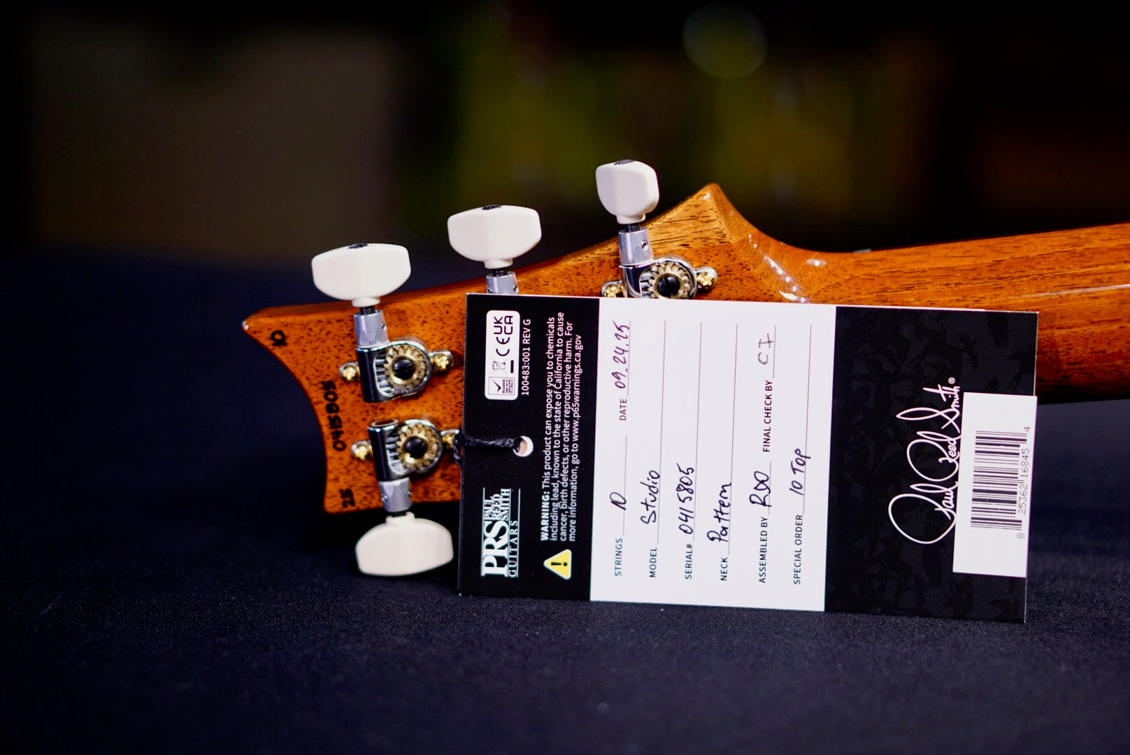 PRS Studio Charcoal 10 Top 0415805