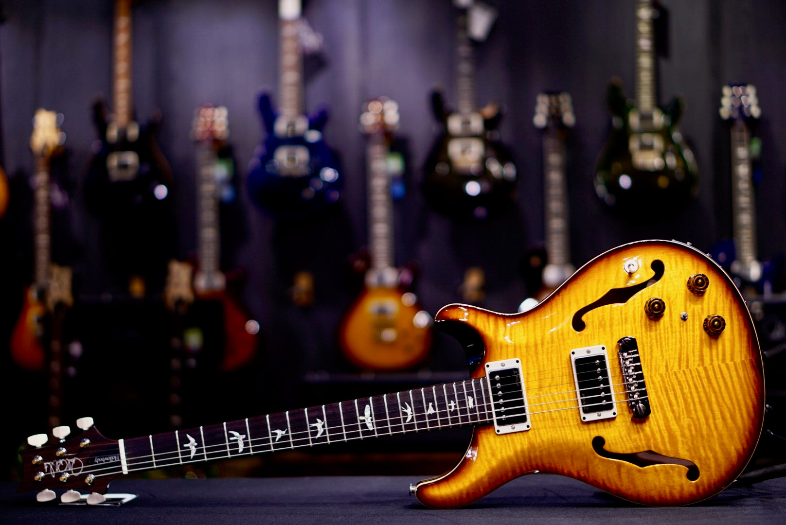 PRS Hollowbody II Piezo McCarty Tobacco Sunburst 0421181